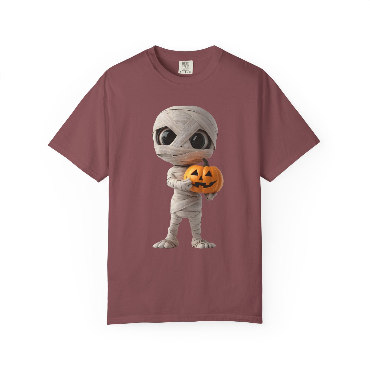 Halloween Mummy Pumpkin T-Shirt, Unisex Graphic Tee, Spooky Season Apparel, Halloween Costume Top, Fall Festival Shirt