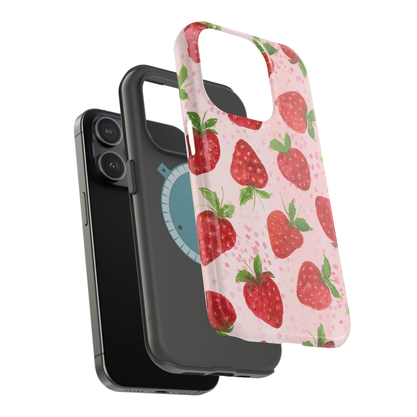Strawberry Magnetic Phone Case - Durable & Stylish