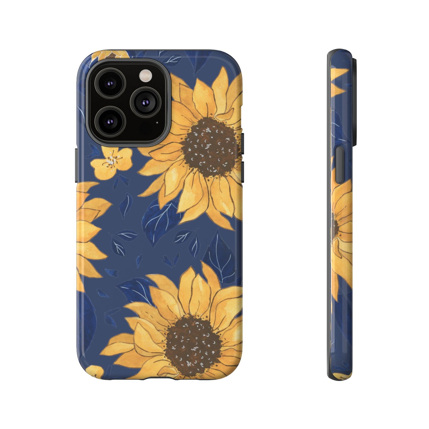 Vibrant Sunflower Phone Case, Floral Tough Cases, Gift for Flower Lovers, Spring Accessory, Birthday Present