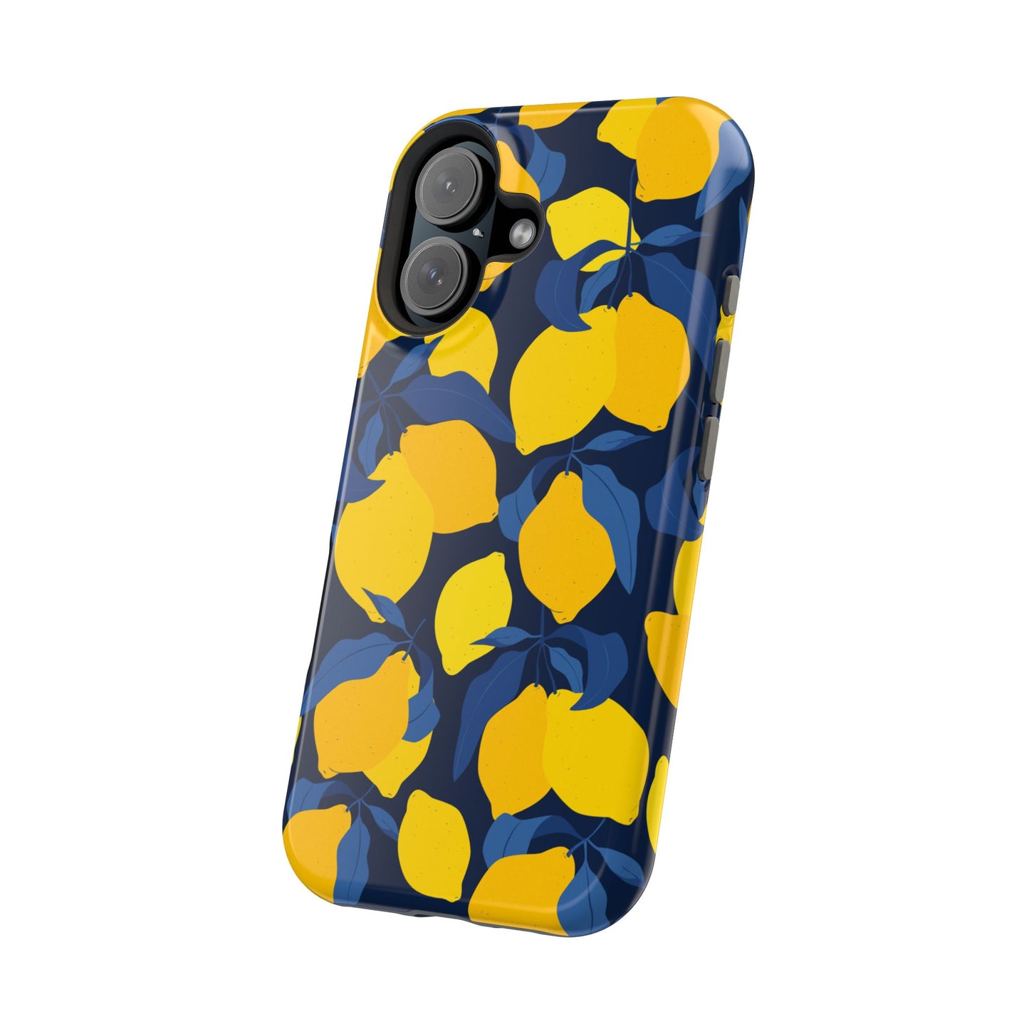 Bright Lemon Pattern Magnetic Tough Case - Vibrant Phone Protection