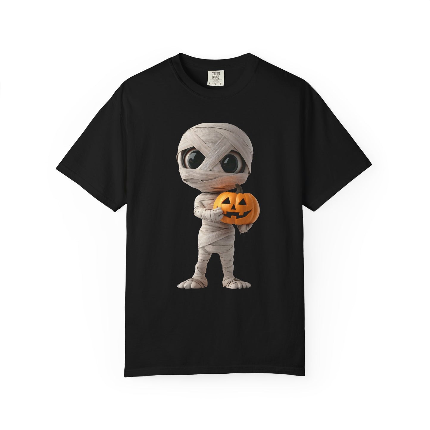 Halloween Mummy Pumpkin T-Shirt, Unisex Graphic Tee, Spooky Season Apparel, Halloween Costume Top, Fall Festival Shirt