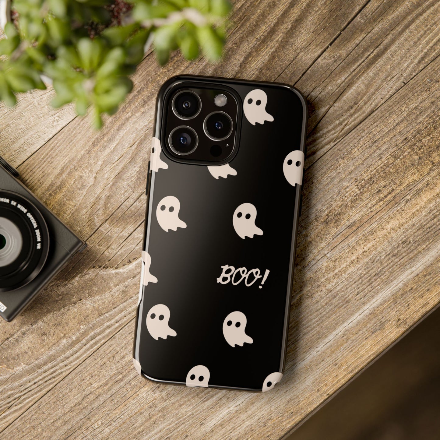 Ghost Pattern Phone Case - Halloween Accessory, Spooky Decor, Gift Idea, Cute Ghosts, Fun Case for All Ages