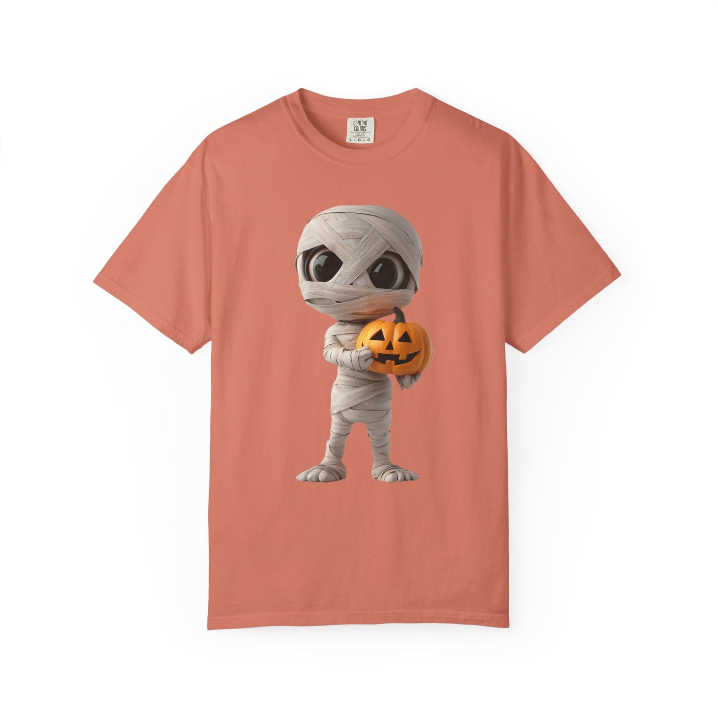 Halloween Mummy Pumpkin T-Shirt, Unisex Graphic Tee, Spooky Season Apparel, Halloween Costume Top, Fall Festival Shirt