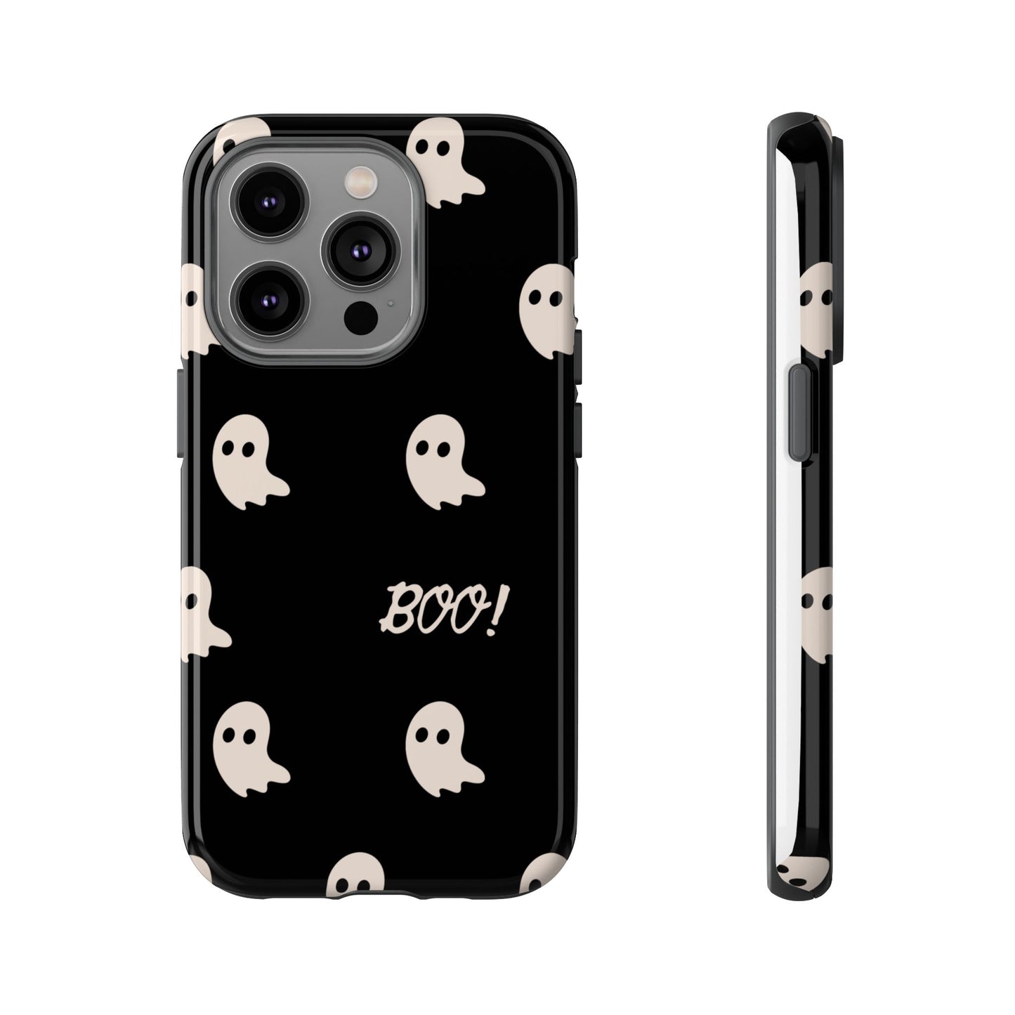 Ghost Pattern Phone Case - Halloween Accessory, Spooky Decor, Gift Idea, Cute Ghosts, Fun Case for All Ages