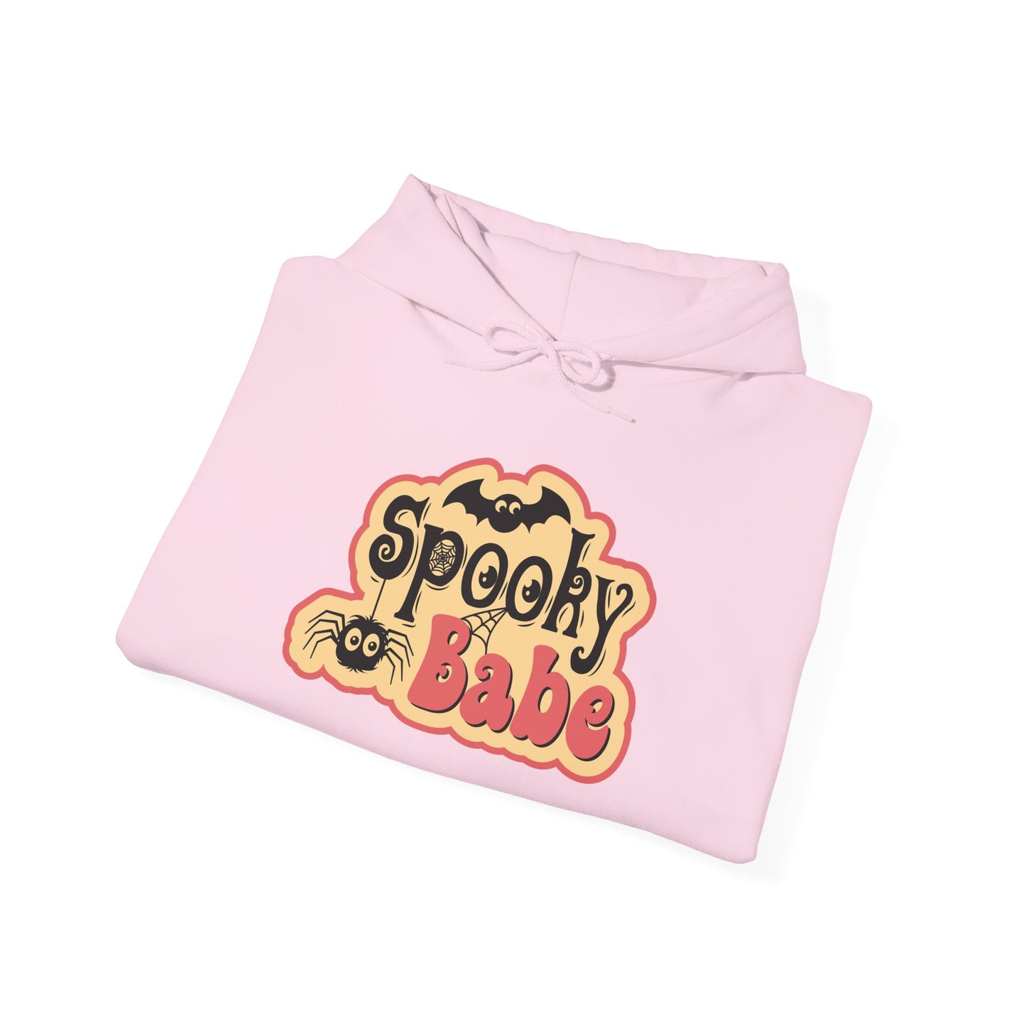 Spooky Babe Hoodie - Perfect for Halloween, Unisex Sweatshirt, Cozy Fall Wear, October Festivities, Cute Ghost Design