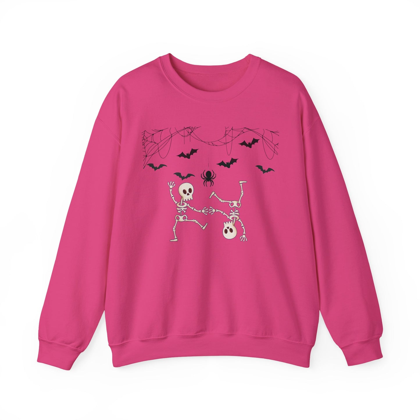 Halloween Skeleton Crewneck Sweatshirt, Spooky Sweatshirt, Unisex Halloween Apparel, Cozy Fall Fashion, Unique Gift for Halloween