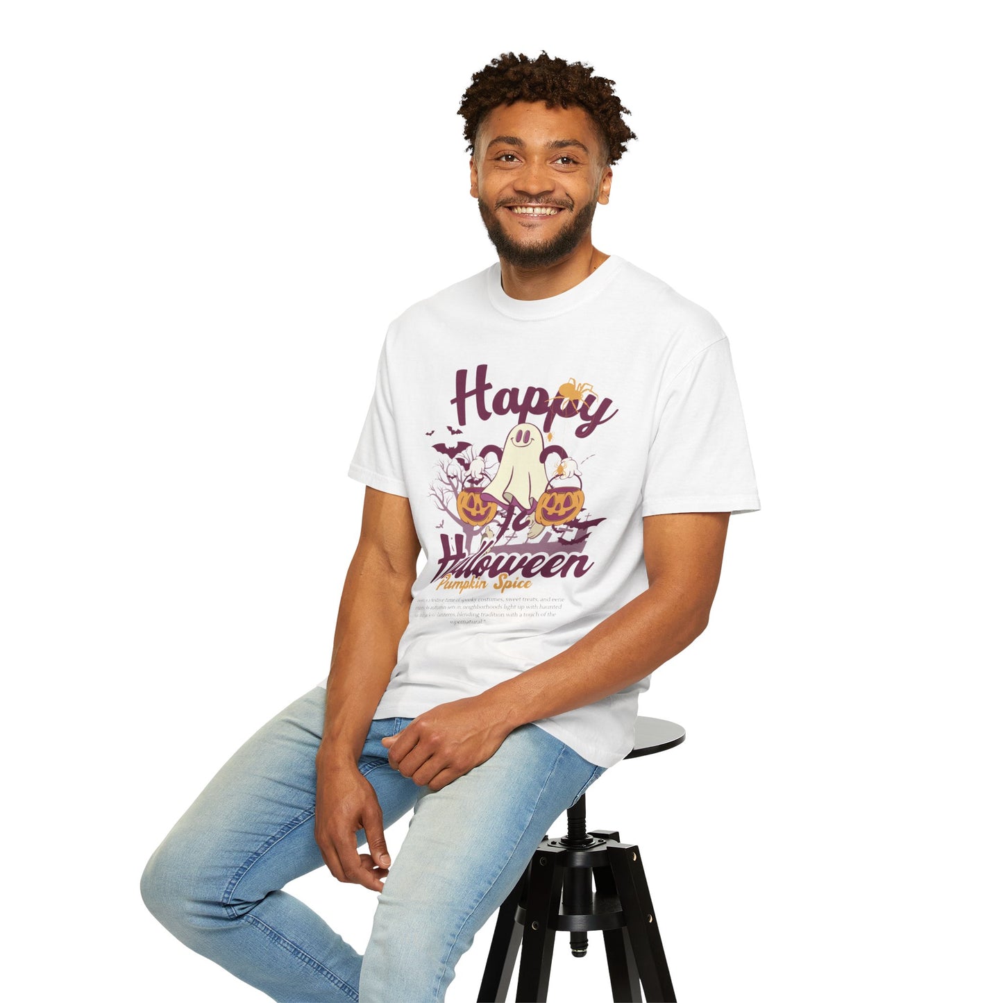 Halloween Themed Unisex T-Shirt, Perfect for Fall Celebrations, Trick-or-Treat, Halloween Party Wear, Cozy Autumn Vibes, Gift Idea