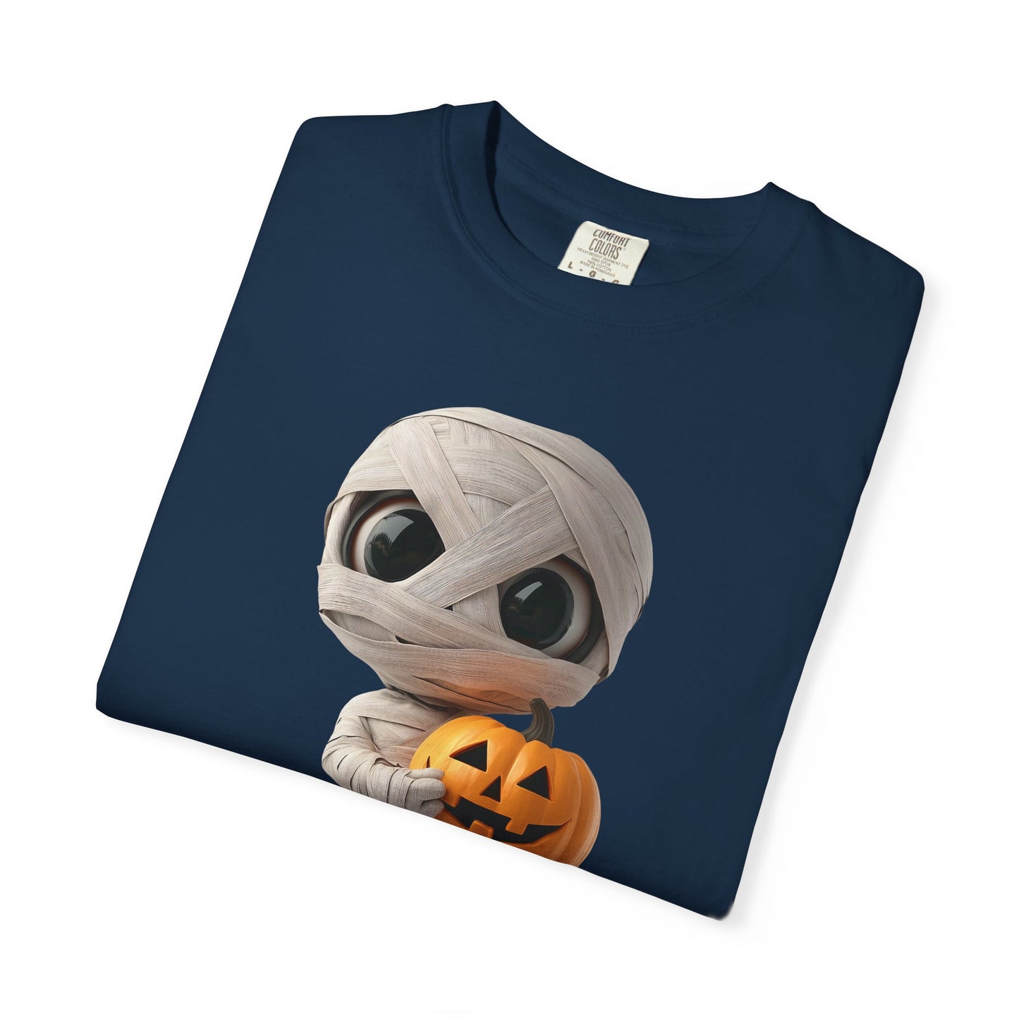 Halloween Mummy Pumpkin T-Shirt, Unisex Graphic Tee, Spooky Season Apparel, Halloween Costume Top, Fall Festival Shirt