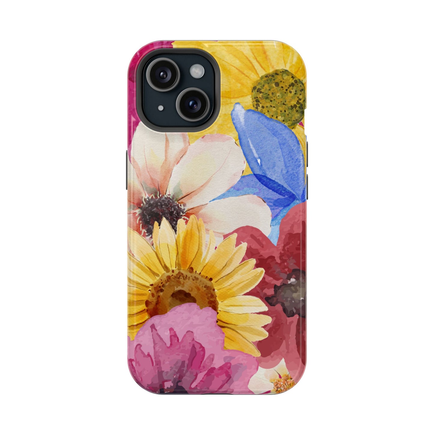 Floral Magnetic Tough Cases - Vibrant Flower Design for Stylish Protection
