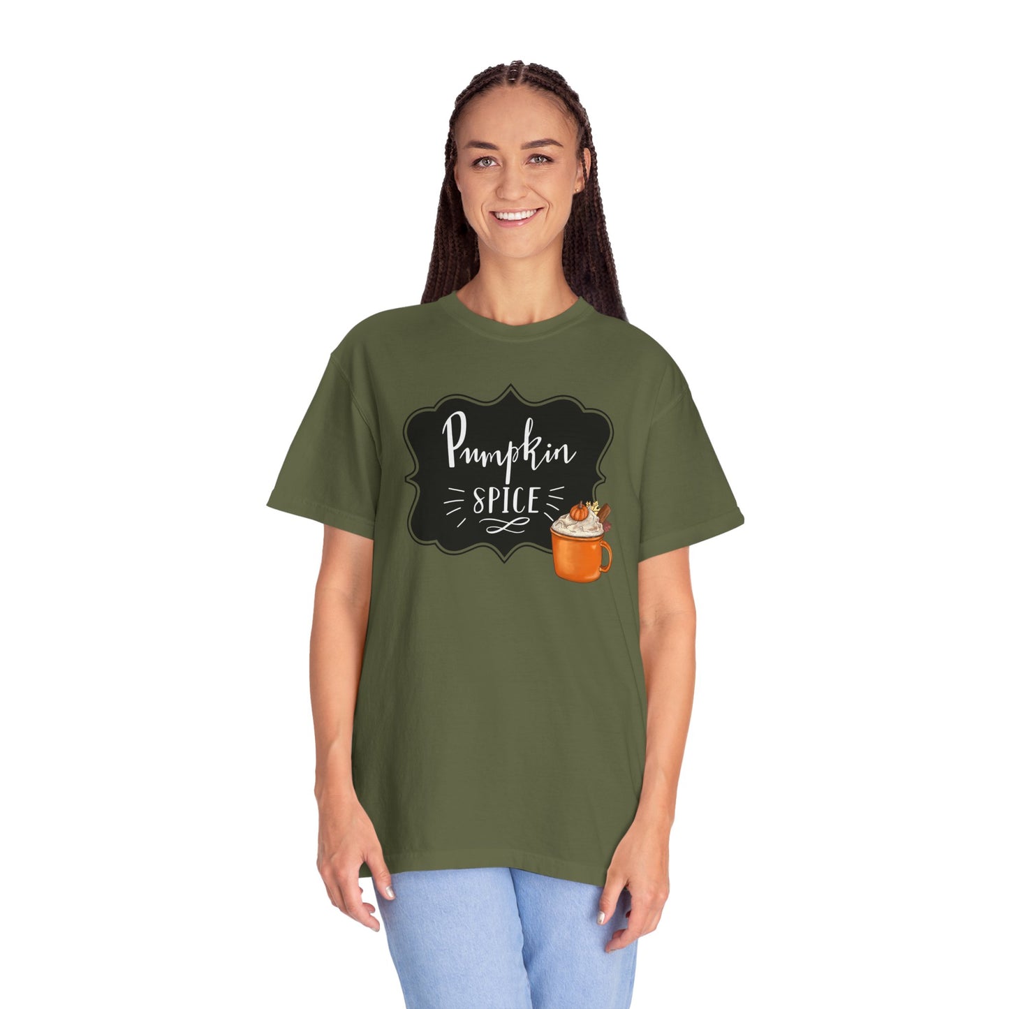 Pumpkin Spice Unisex T-Shirt | Cozy Autumn Tee, Fall Fashion, Holiday Gift, Halloween Shirt, Pumpkin Lovers Apparel