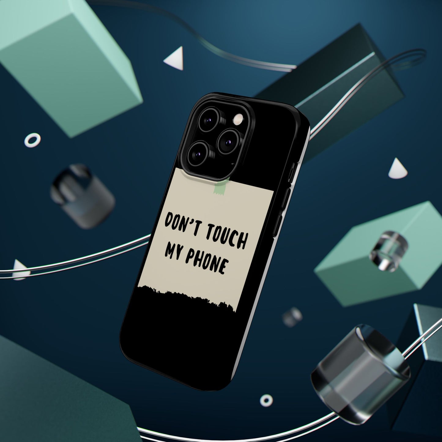 Funny Phone Case - Don't Touch My Phone Magnetic Tough Case