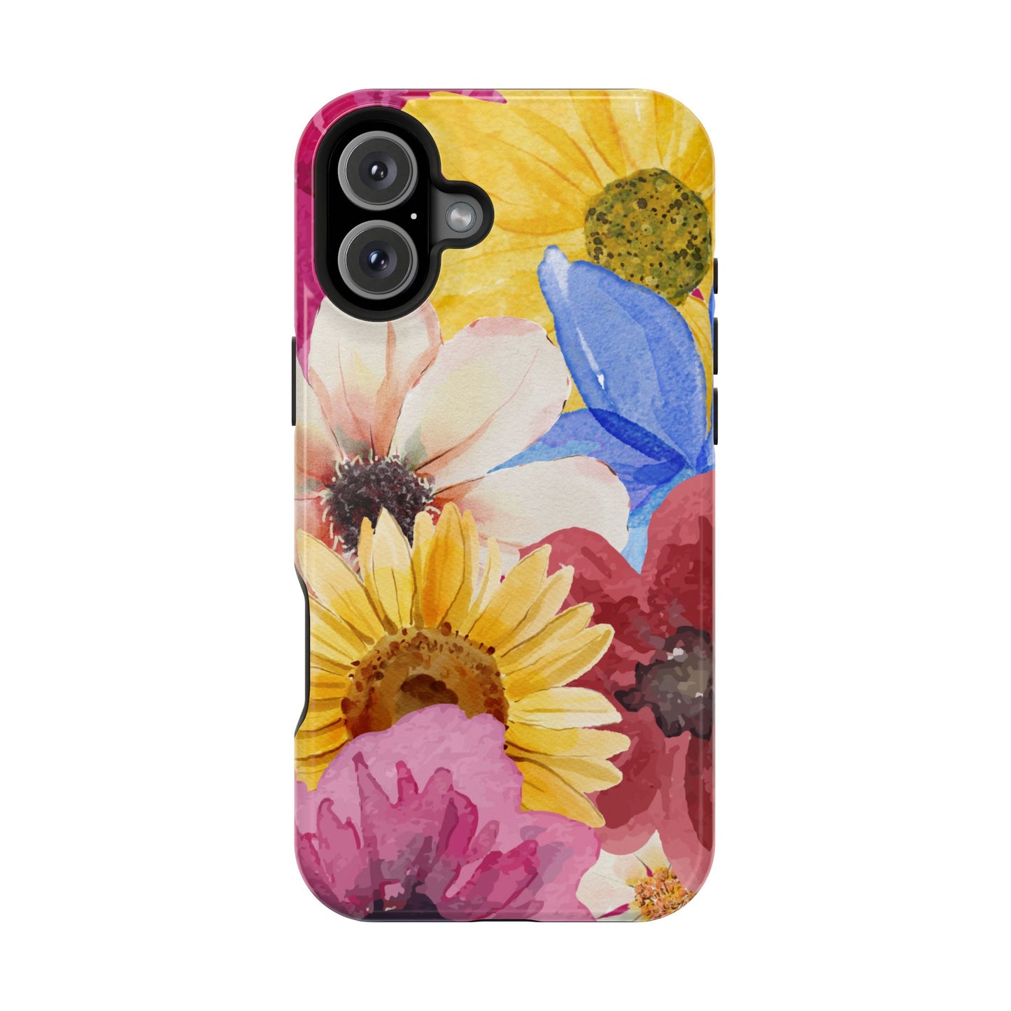 Floral Magnetic Tough Cases - Vibrant Flower Design for Stylish Protection