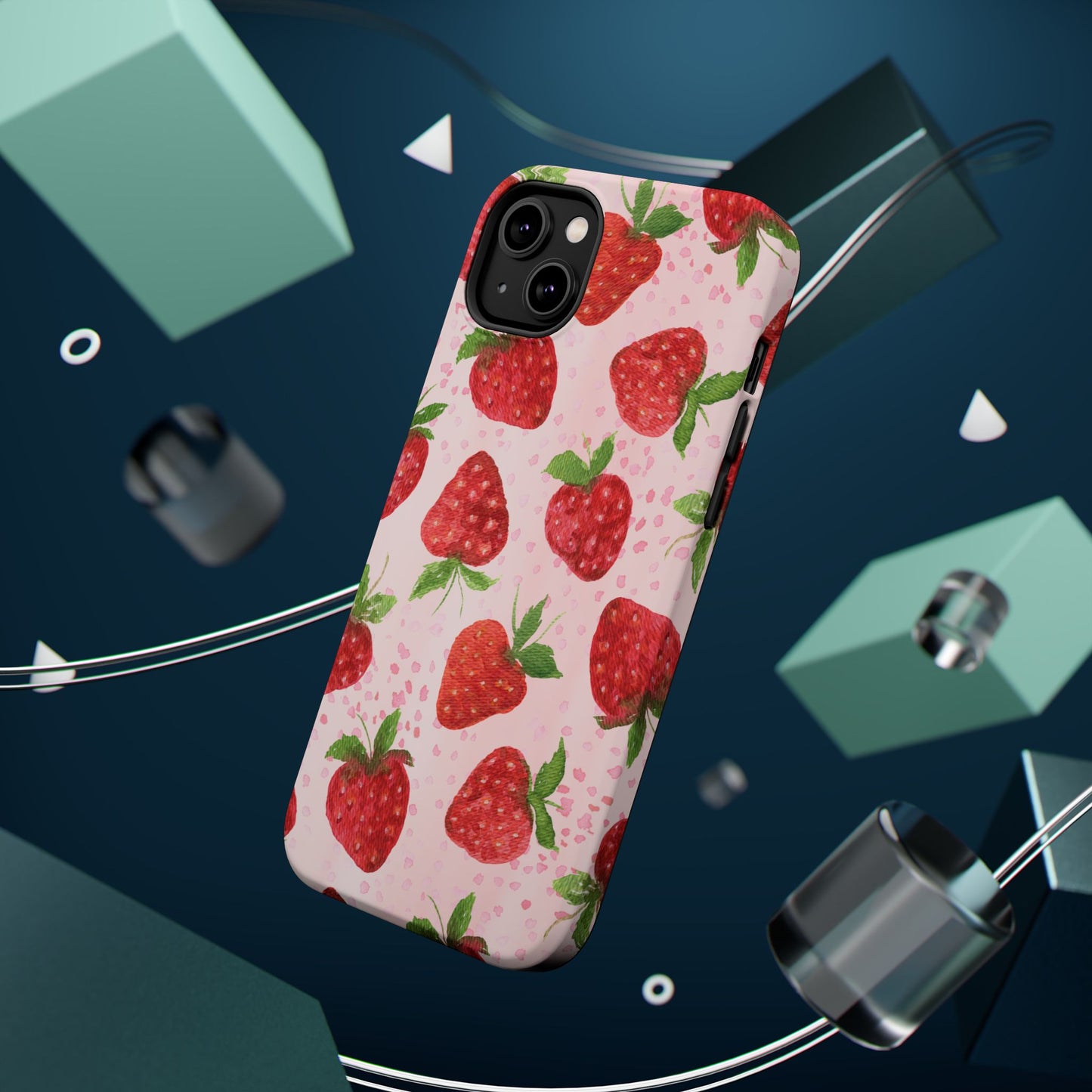 Strawberry Magnetic Phone Case - Durable & Stylish