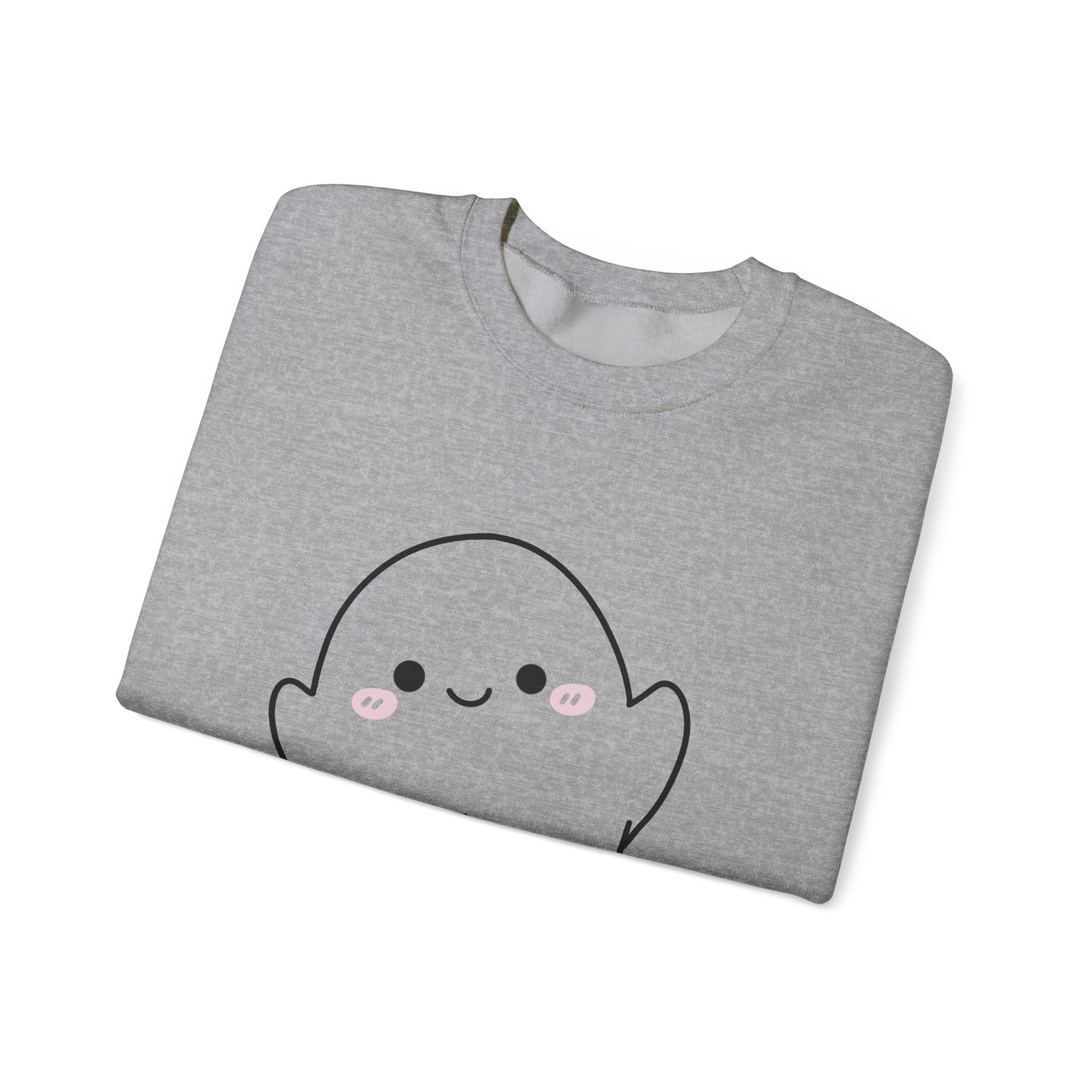 Ghosty Unisex Crewneck Sweatshirt, Halloween Gift, Cozy Pullover, Fall Fashion, Spooky Season Sweatshirt, Casual Wear