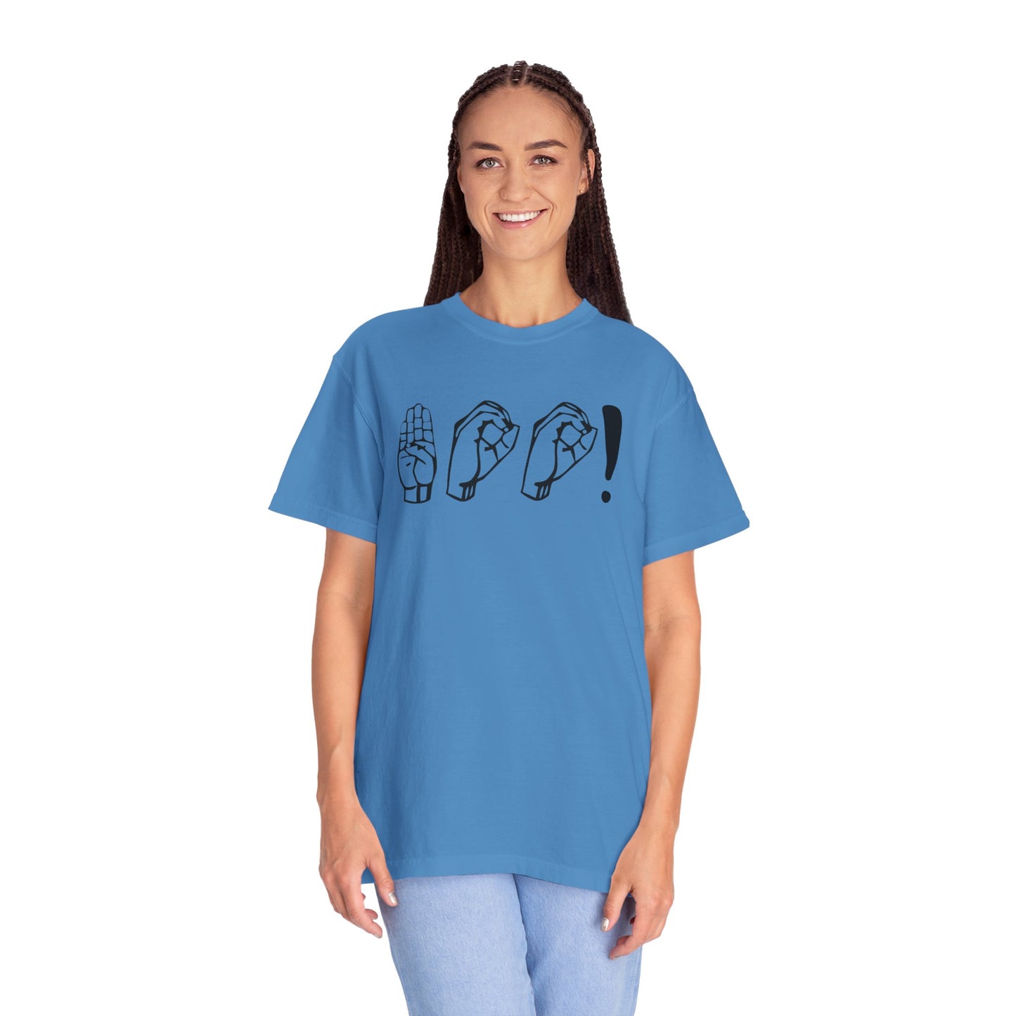 Boo! Unisex Hand Sign T-Shirt, Casual Wear, Gift for Friends, Birthday Gift, Cool Outfit, Fun Graphic Tee