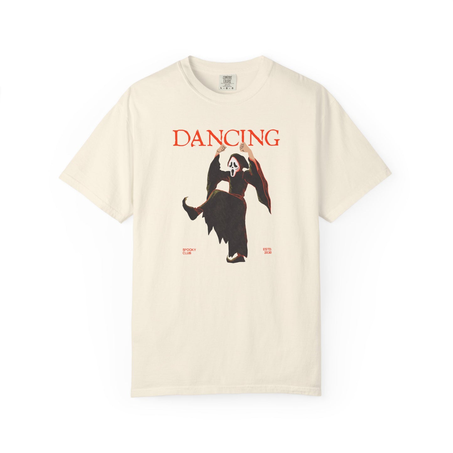 Dancing Grim Reaper T-Shirt, Unisex Halloween Shirt, Funny Graphic Tee, Spooky Dance Top, Unique Gift for Horror Lovers