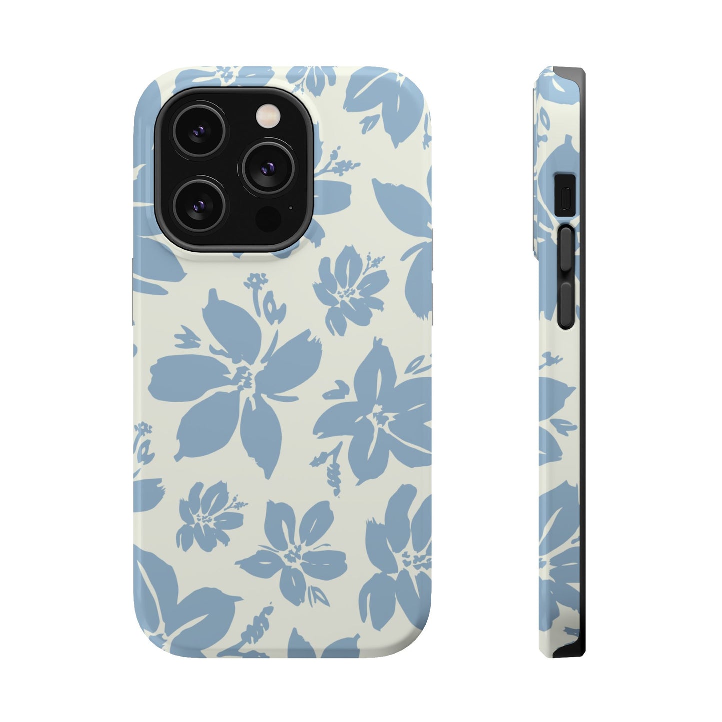 Floral Magnetic Tough Case - Stylish Protection for Your Phone