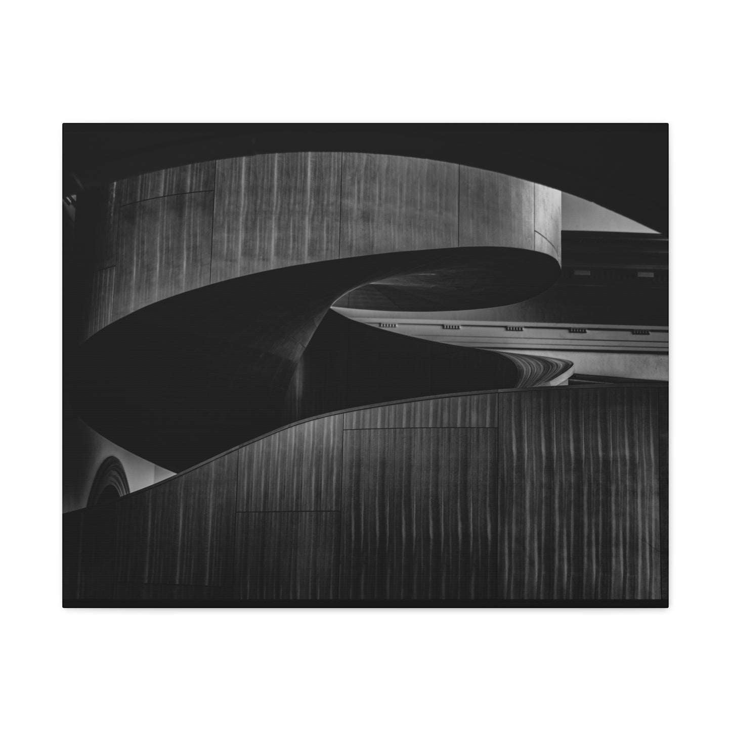 Stylish Matte Canvas Wall Art, Modern Home Decor, Black and White Artwork, Abstract Canvas Print, Contemporary Living Room Decor