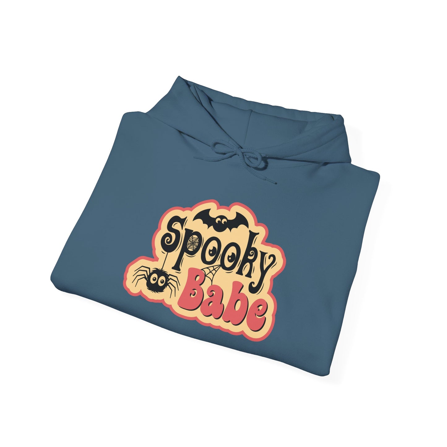 Spooky Babe Hoodie - Perfect for Halloween, Unisex Sweatshirt, Cozy Fall Wear, October Festivities, Cute Ghost Design