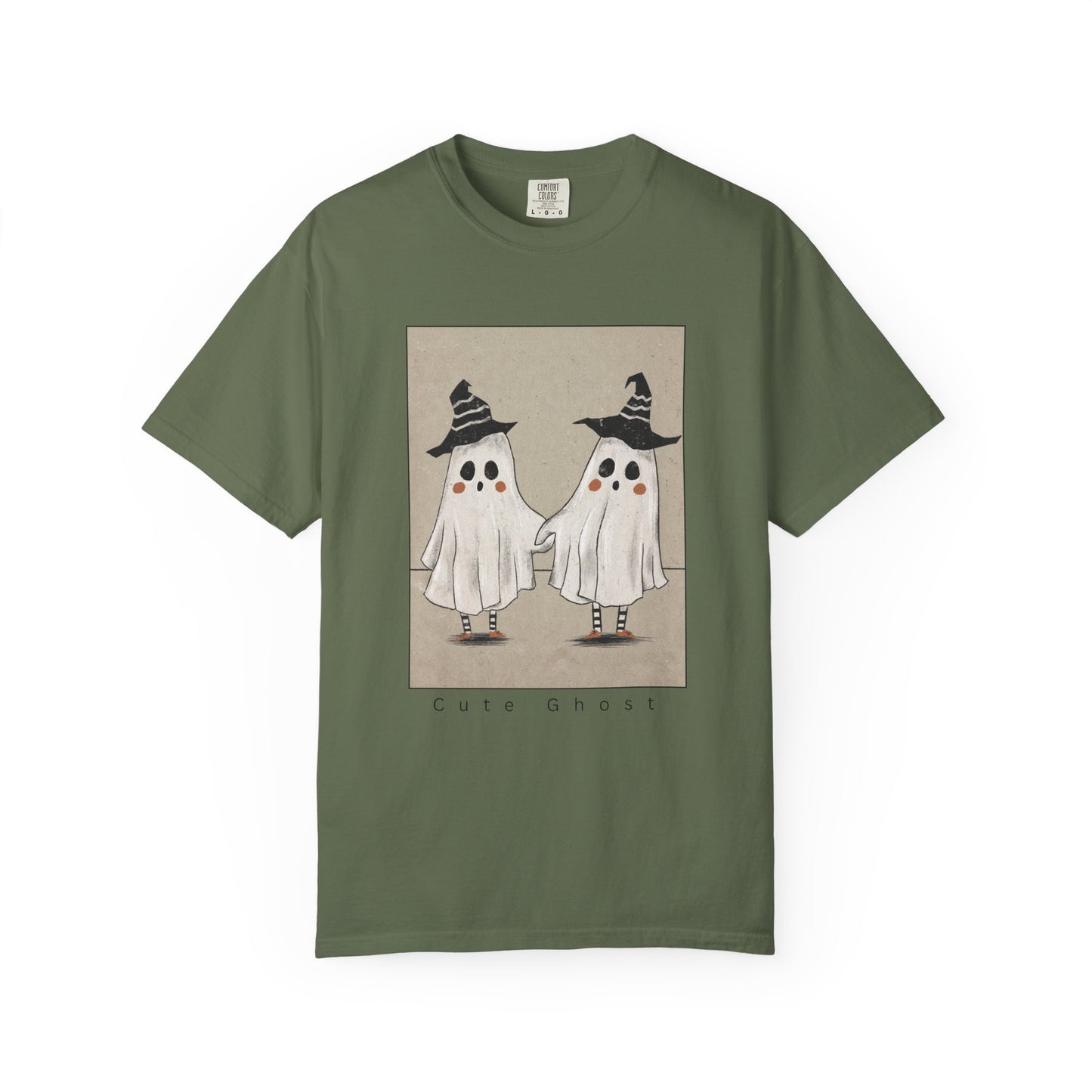 Spooky Ghosts Unisex T-Shirt, Halloween Shirt, Funny Fright Shirt, Ghost Humor Tee, Casual Halloween Apparel