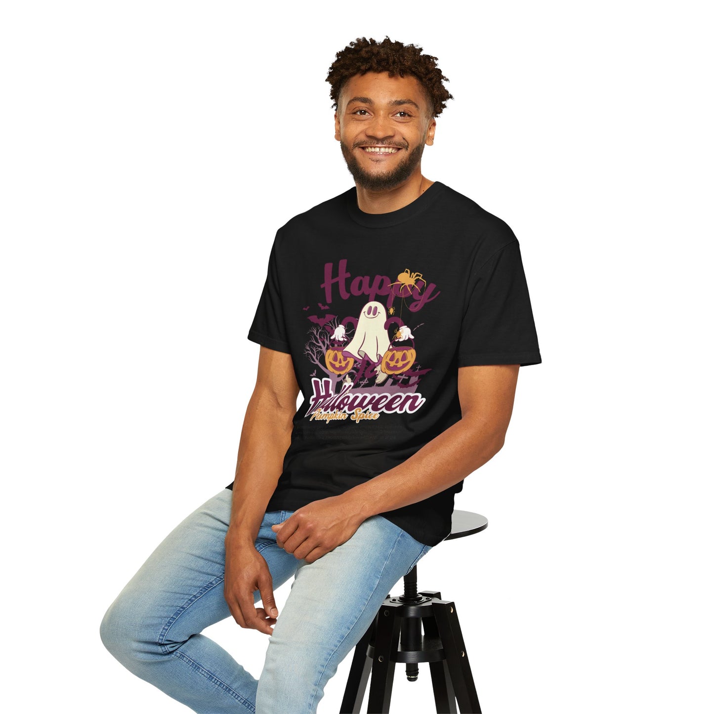 Halloween Themed Unisex T-Shirt, Perfect for Fall Celebrations, Trick-or-Treat, Halloween Party Wear, Cozy Autumn Vibes, Gift Idea