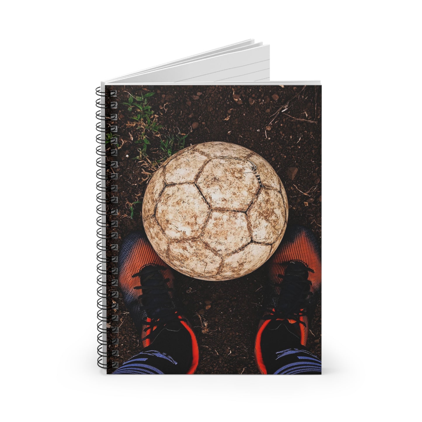Soccer-Themed Spiral Notebook, Sports Journal, Gift for Soccer Lovers, School Supplies, Personalized Notebook, Creative Writing Tool
