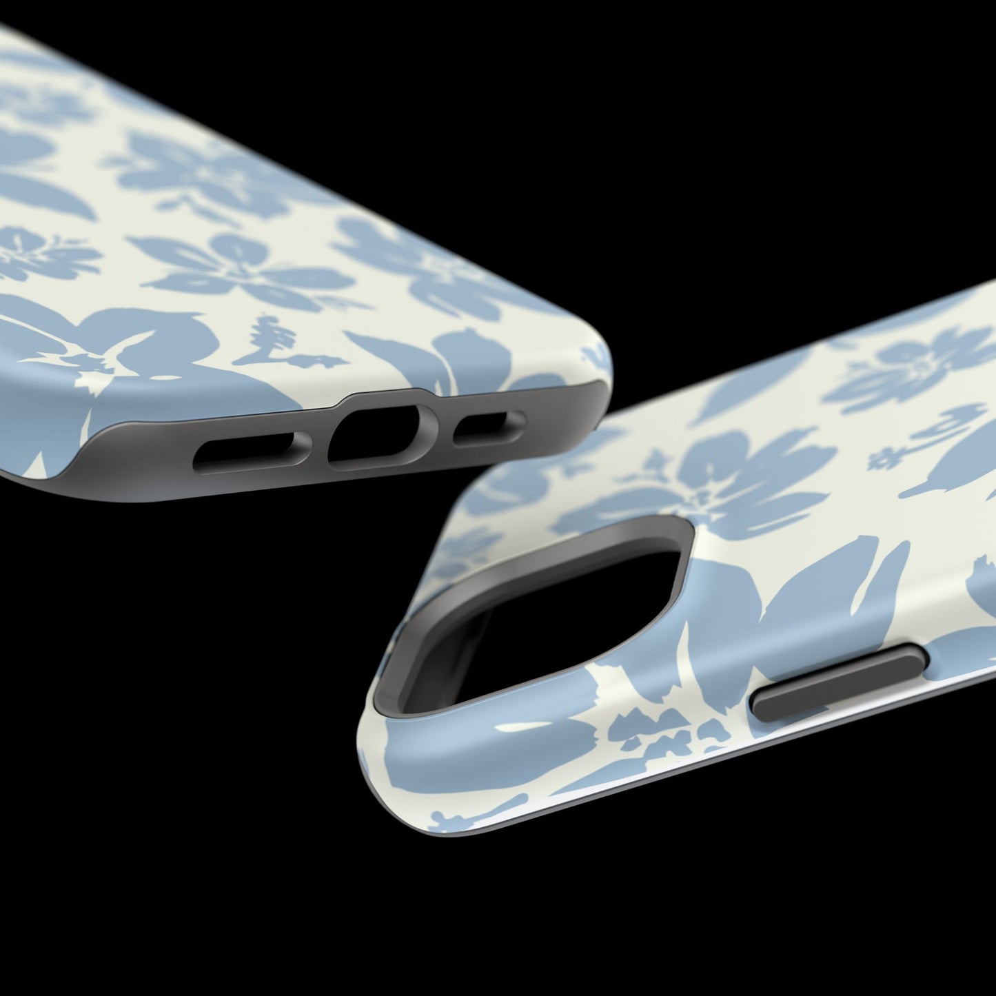 Floral Magnetic Tough Case - Stylish Protection for Your Phone