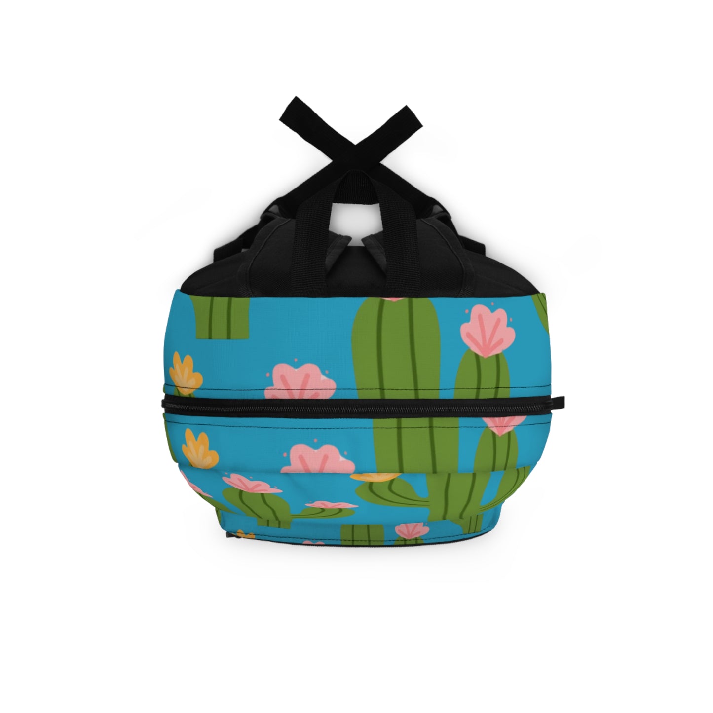 Cactus Print Backpack - Colorful School Bag, Cute Travel Backpack, Floral Cacti Rucksack, Eco-Friendly Carryall, Wild West Style