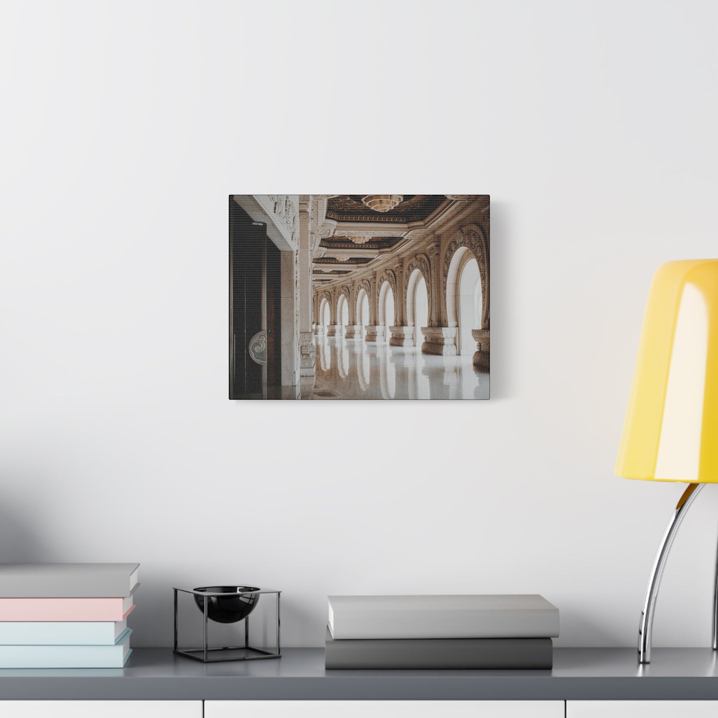 Elegant Stretched Canvas Art, Wall Decor, Home Decor, Living Room Art, Gallery Wall Piece, Statement Art, Architecture Decor