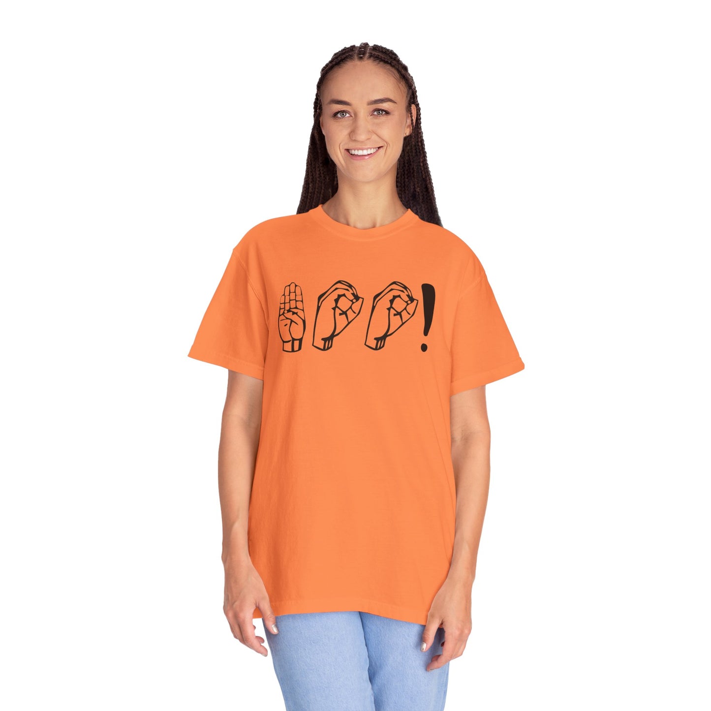 Boo! Unisex Hand Sign T-Shirt, Casual Wear, Gift for Friends, Birthday Gift, Cool Outfit, Fun Graphic Tee