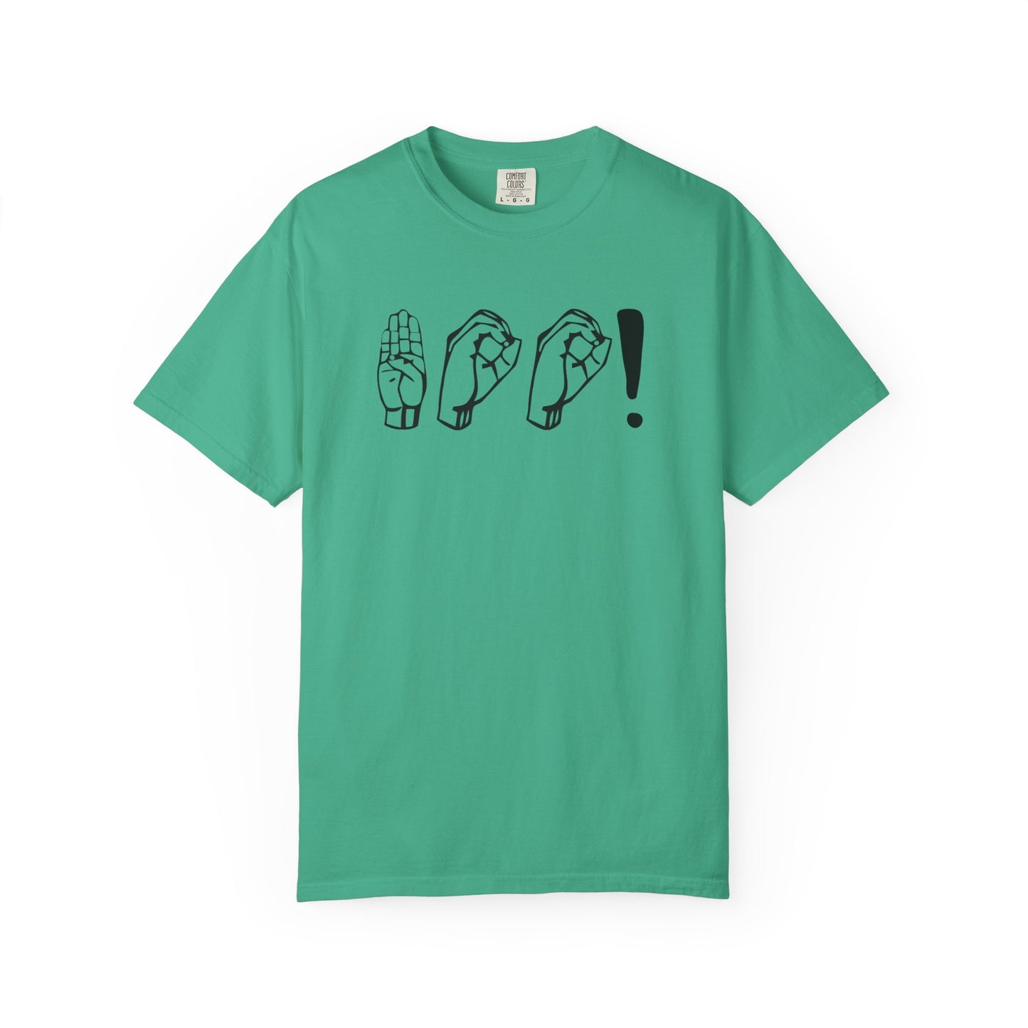 Boo! Unisex Hand Sign T-Shirt, Casual Wear, Gift for Friends, Birthday Gift, Cool Outfit, Fun Graphic Tee