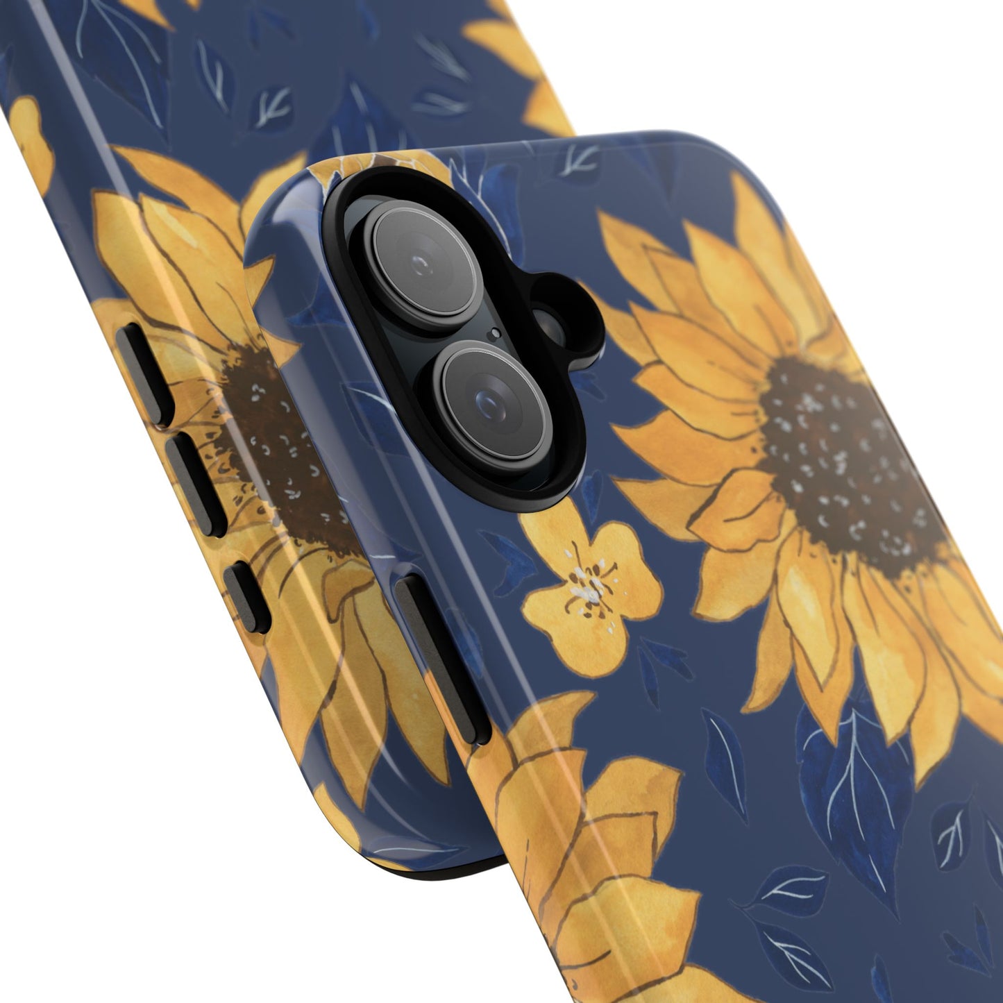 Vibrant Sunflower Phone Case, Floral Tough Cases, Gift for Flower Lovers, Spring Accessory, Birthday Present