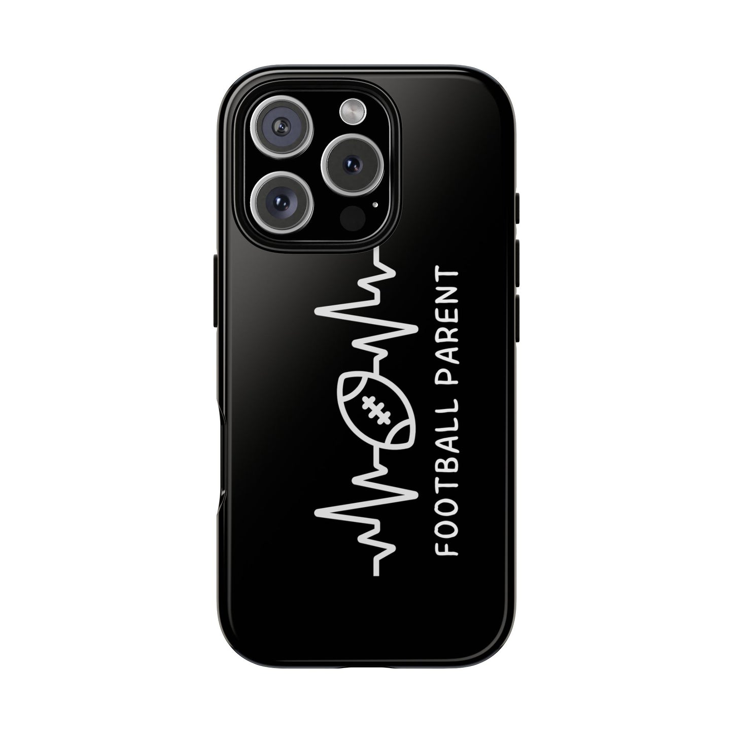 Football Parent Phone Case, Tough Phone Cover for Sports Moms, Unique Sports Gift, Customizable Football Accessory, Game Day Essential