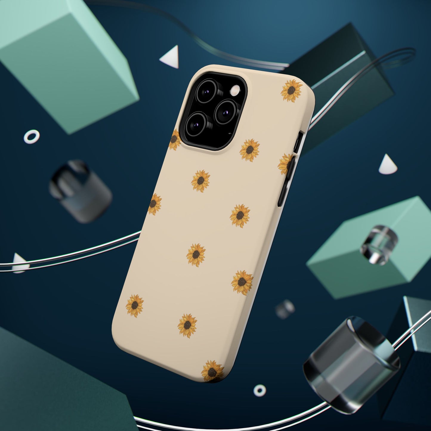 Sunflower Magnetic Tough Cases for Stylish Protection, Floral Phone Cases, Unique Gift for Her, Summer Vibes, Trendy Accessories,