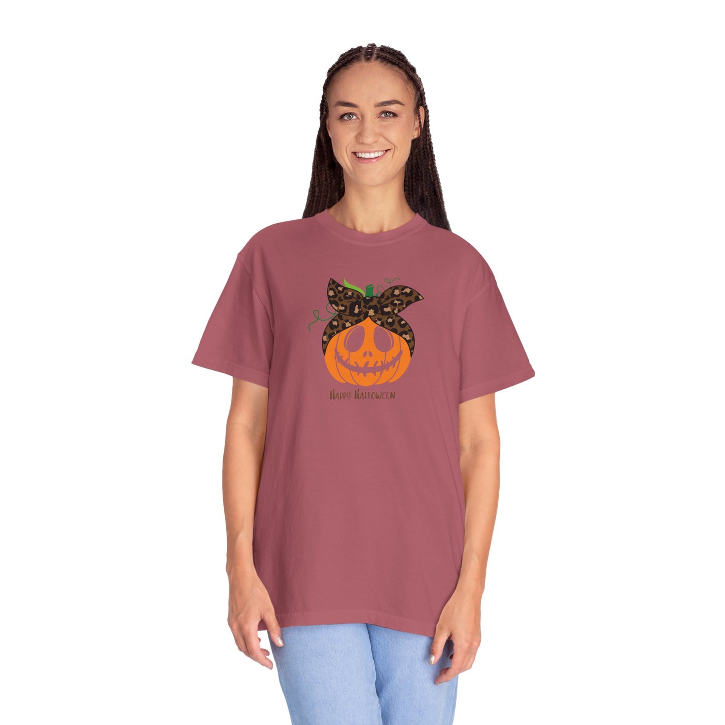 Happy Halloween Pumpkin T-Shirt, Fall Fashion Tee, Unisex Graphic Tee, Casual Halloween Apparel, Spooky Season Shirt, Halloween Gift