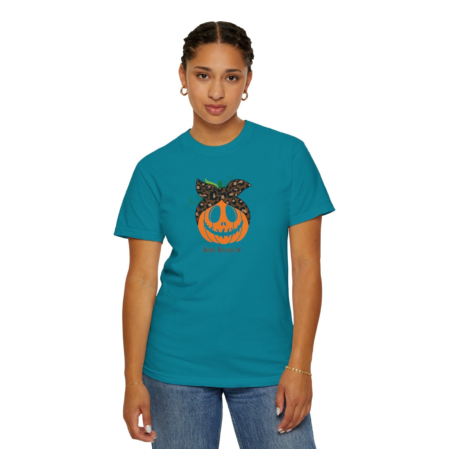 Happy Halloween Pumpkin T-Shirt, Fall Fashion Tee, Unisex Graphic Tee, Casual Halloween Apparel, Spooky Season Shirt, Halloween Gift