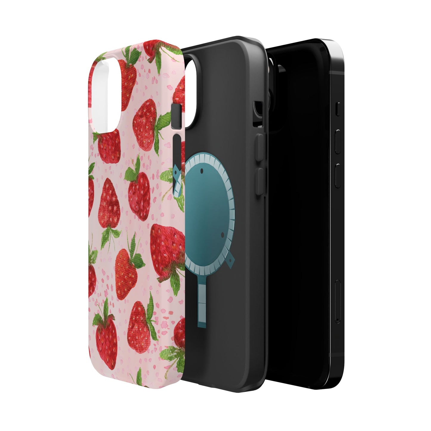 Strawberry Magnetic Phone Case - Durable & Stylish