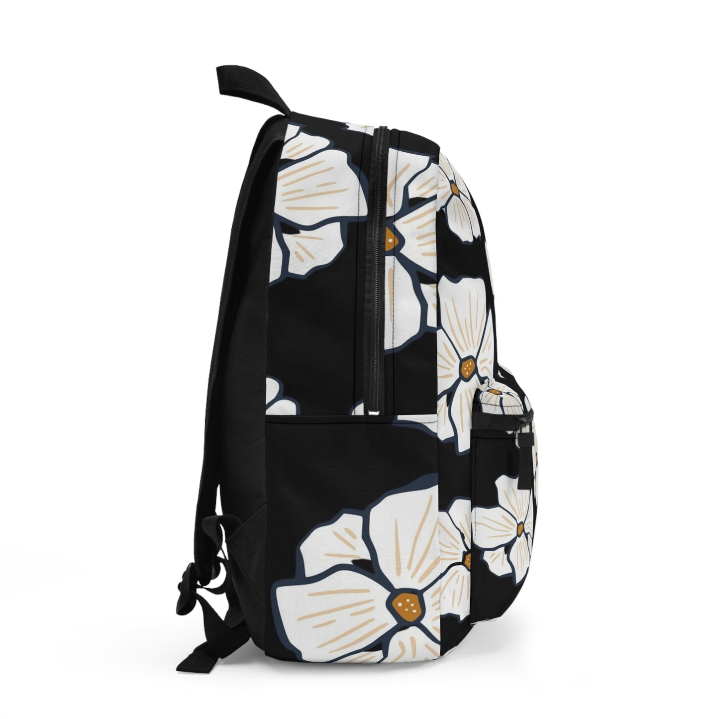 Floral Print Backpack, Stylish School Bag, Everyday Carry, Travel Accessory, Perfect Gift for Students and Nature Lovers