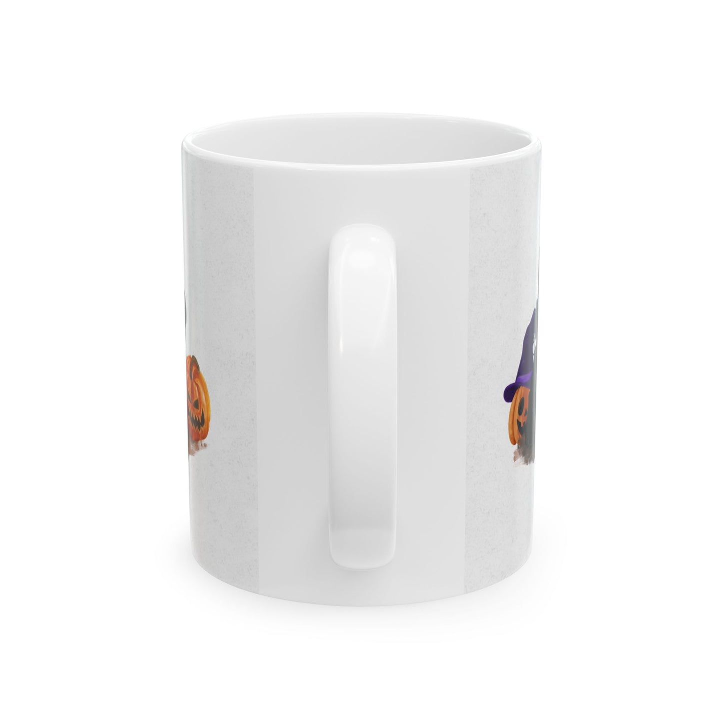 Whimsical Halloween Ceramic Mug - Perfect for Coffee Lovers, Seasonal Gift, Fall Decor, Pumpkin Enthusiasts, October Celebrations