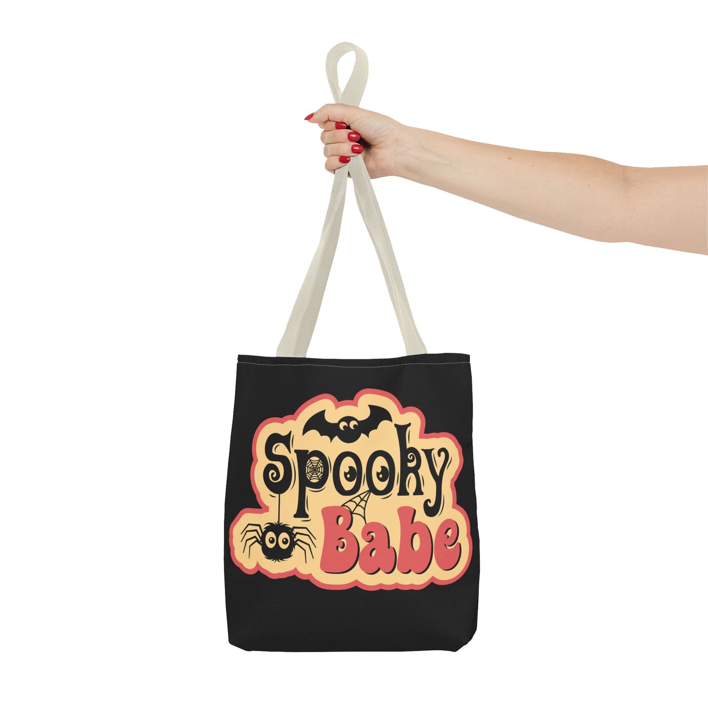 Spooky Babe Tote Bag | Halloween Shopper, Gift Bag, Eco-Friendly, Trick or Treat Bag, Halloween Decor