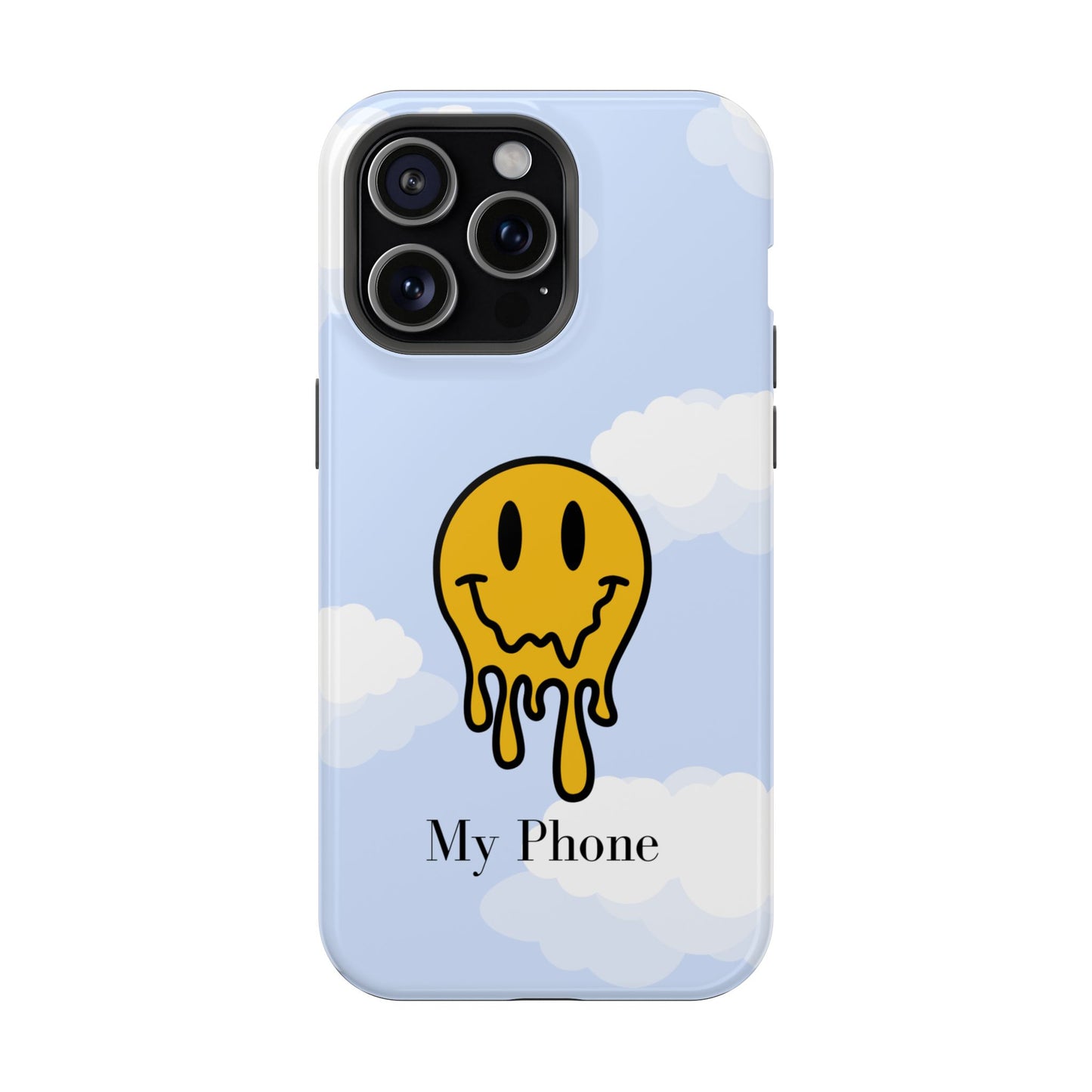 Drippy Smiley Magnetic Tough Case for iPhone - Personalized Phone Protection with Playful Design