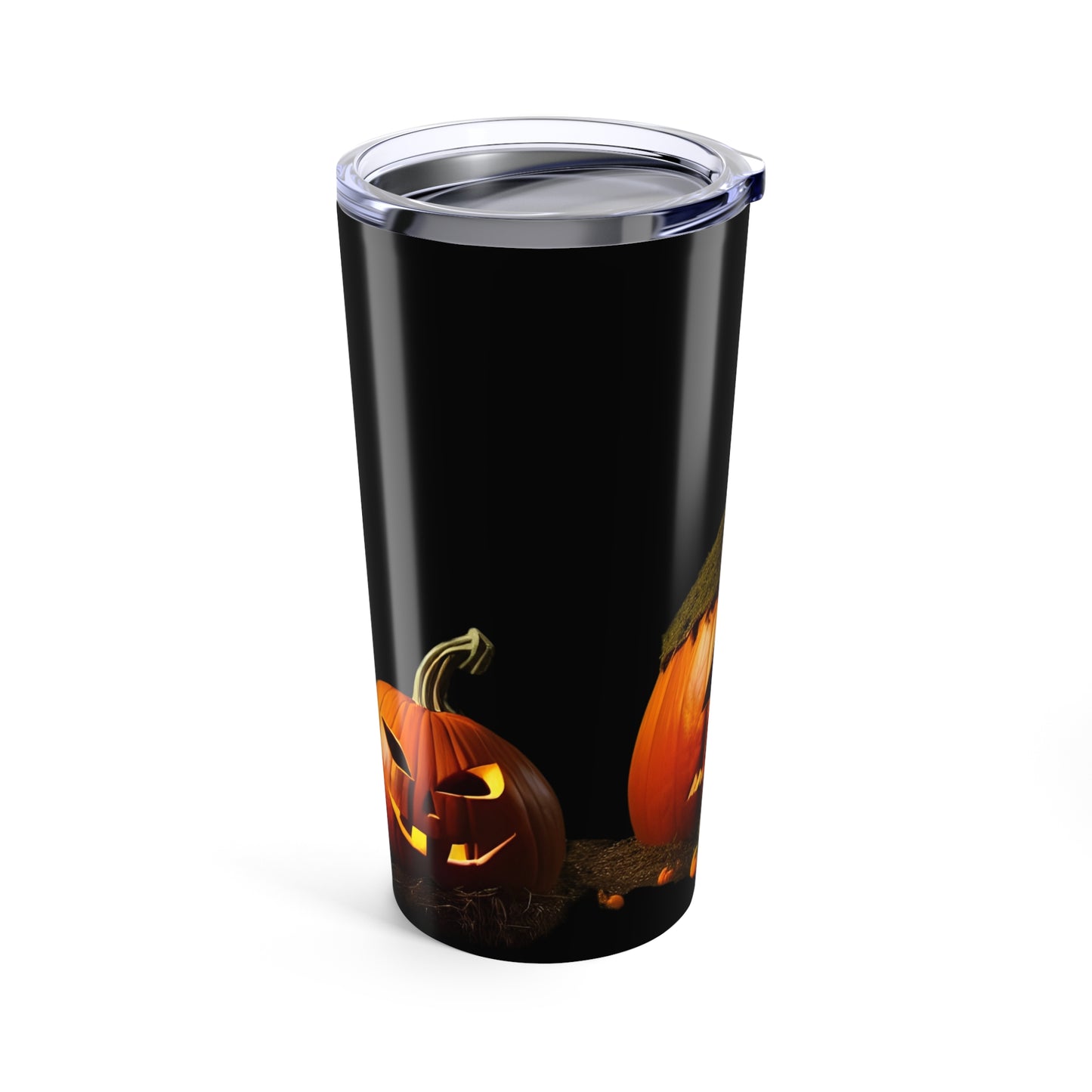 Halloween Pumpkin Tumbler 20oz, Fall Drinkware, Spooky Gift, Halloween Decor, Autumn Vibes, Travel Mug