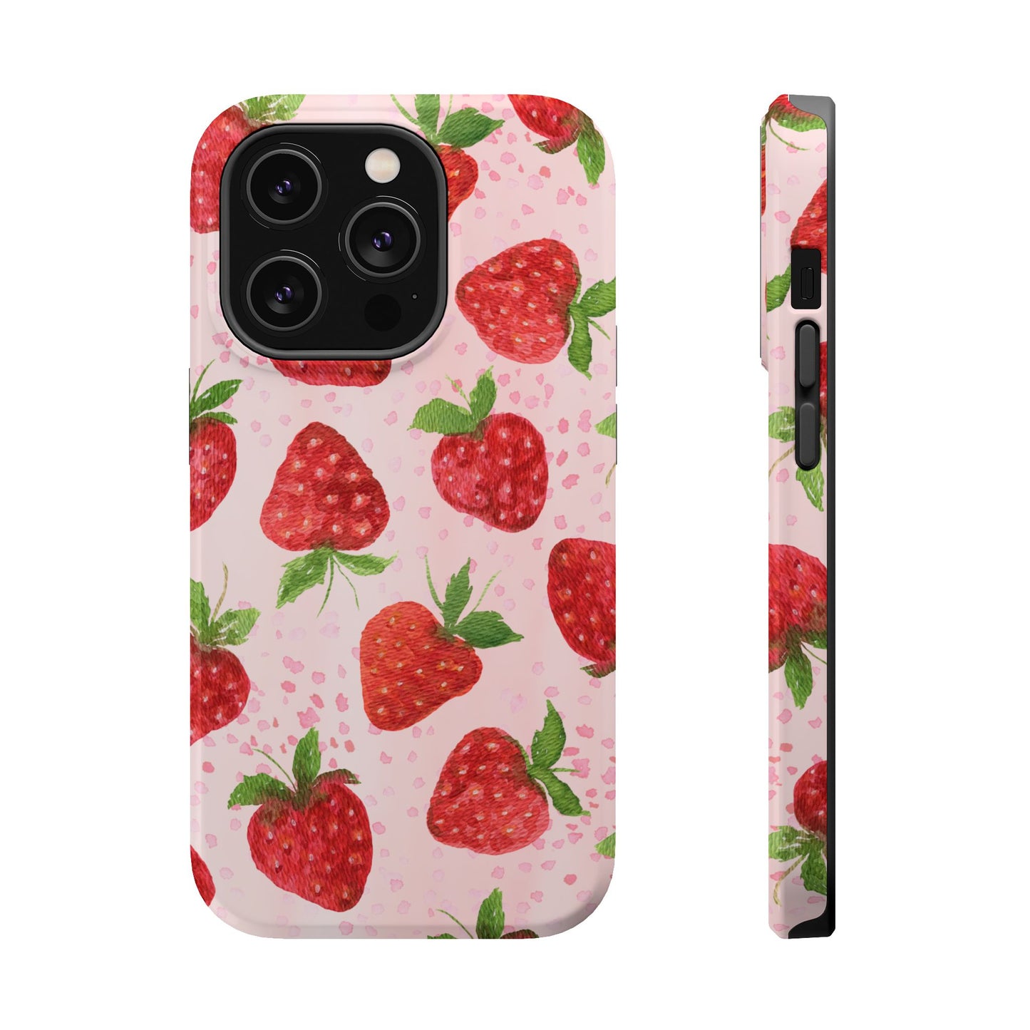 Strawberry Magnetic Phone Case - Durable & Stylish