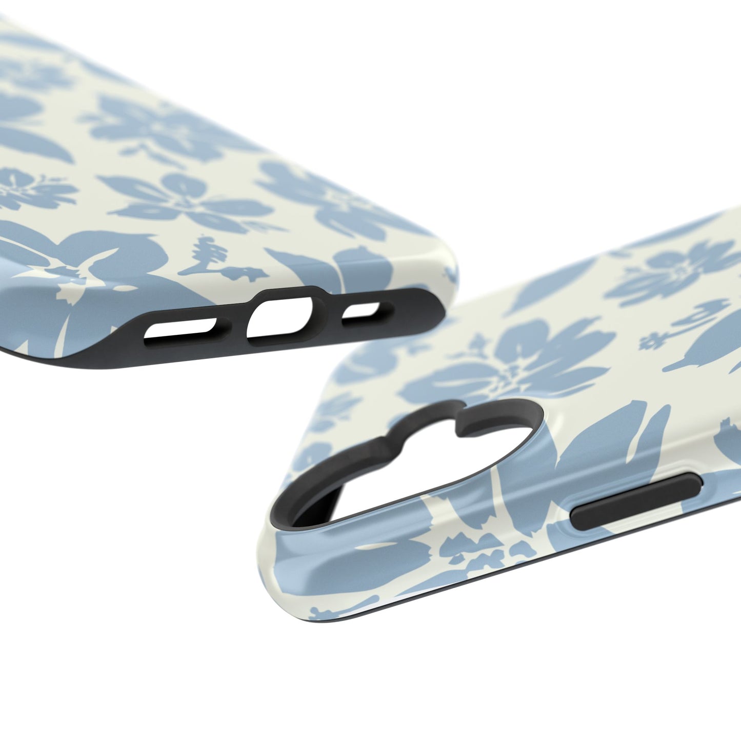 Floral Magnetic Tough Case - Stylish Protection for Your Phone