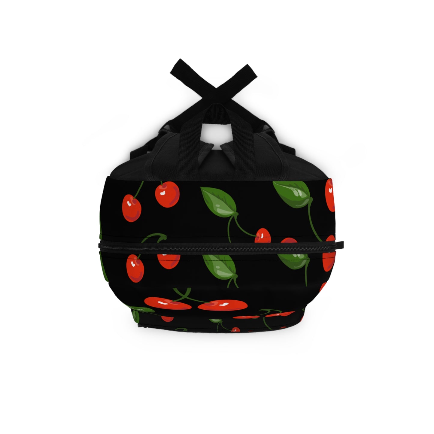Cherry Blossom Backpack - Trendy School Bag, Stylish Everyday Backpack, Gift for Students, Travel Bag, Red Cherries Design