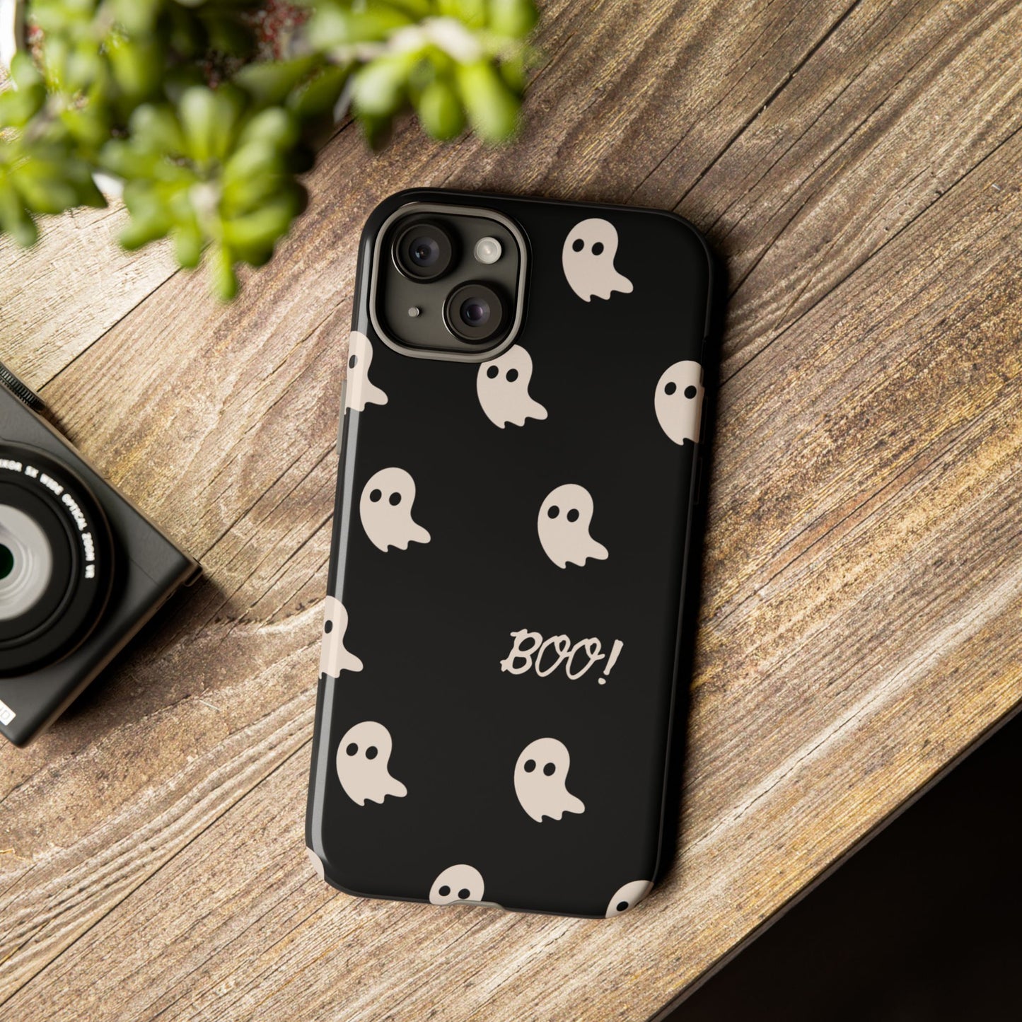 Ghost Pattern Phone Case - Halloween Accessory, Spooky Decor, Gift Idea, Cute Ghosts, Fun Case for All Ages