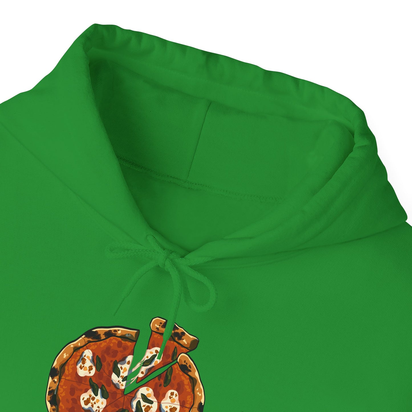 Italian Pizza Unisex Hooded Sweatshirt with Floral Design, Perfect for Everyday Wear, Gift for Friends, Spring Fashion, Casual Comfort