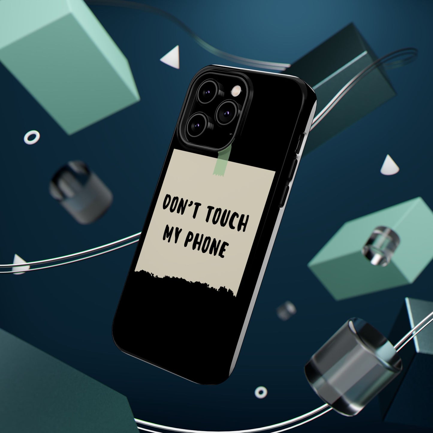 Funny Phone Case - Don't Touch My Phone Magnetic Tough Case