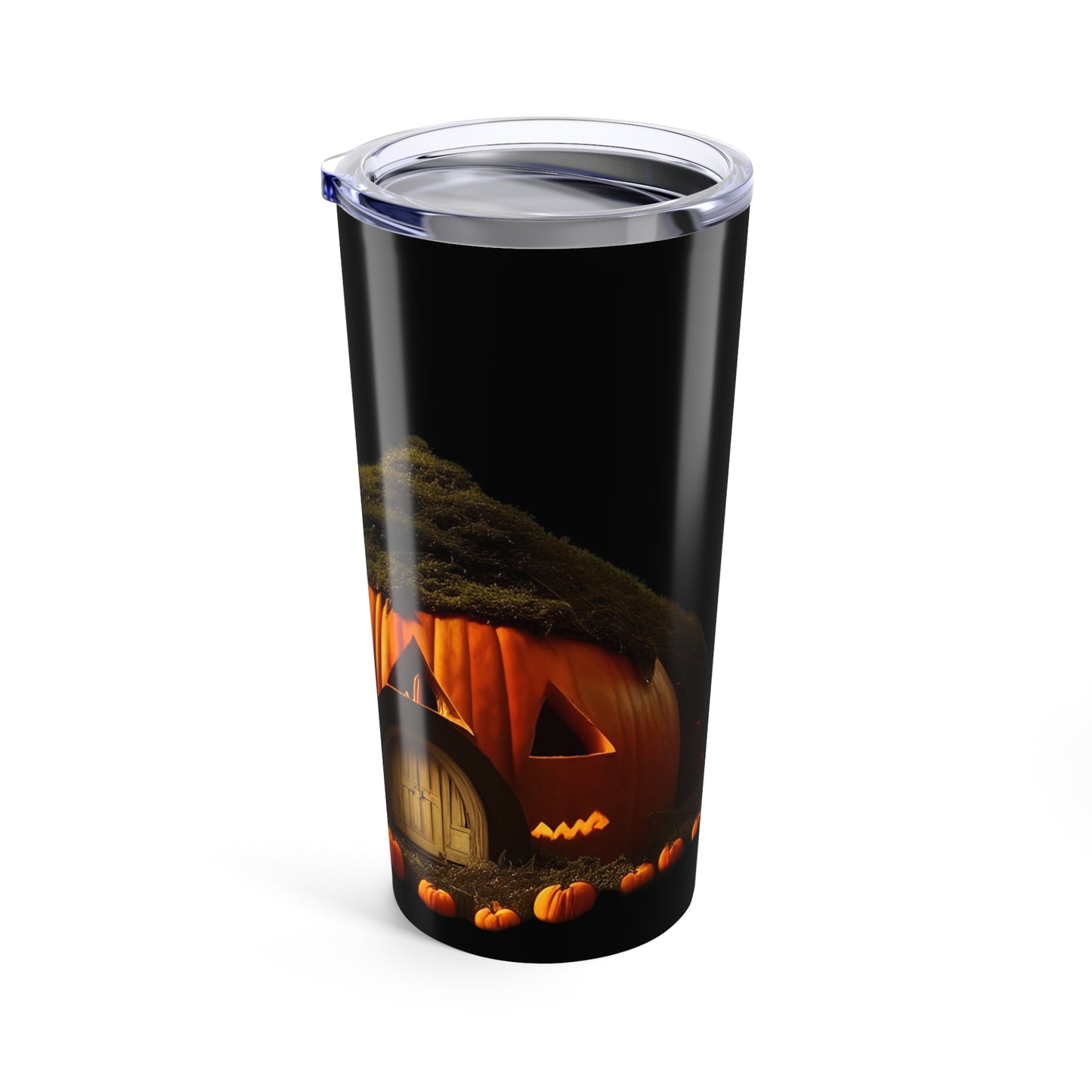 Halloween Pumpkin Tumbler 20oz, Fall Drinkware, Spooky Gift, Halloween Decor, Autumn Vibes, Travel Mug