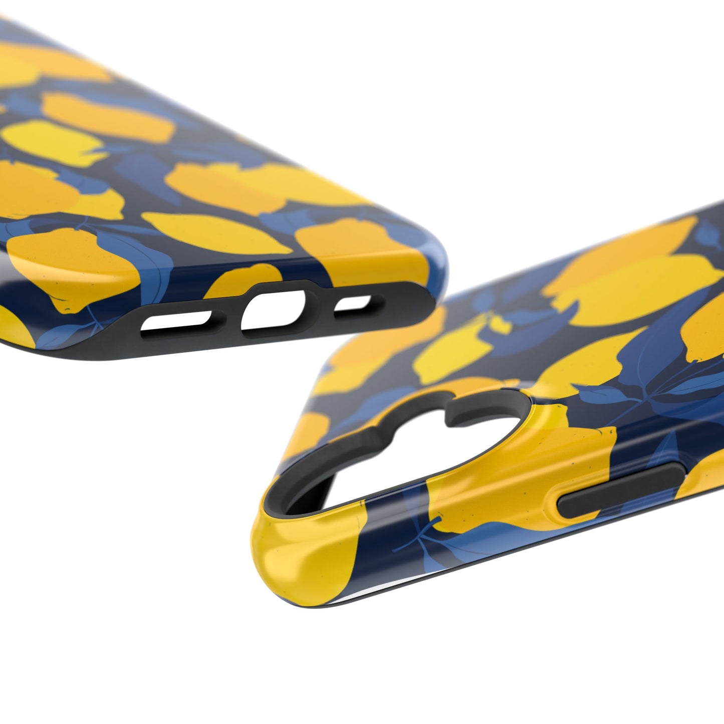 Bright Lemon Pattern Magnetic Tough Case - Vibrant Phone Protection